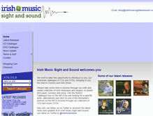 Tablet Screenshot of irishmusicsightandsound.com